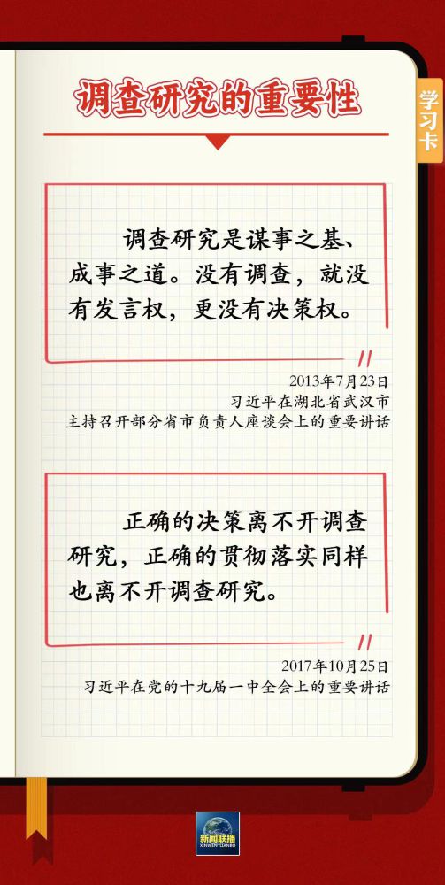 學(xué)習(xí)卡丨如何深入調(diào)查研究？跟總書(shū)記學(xué)習(xí)“五字訣”