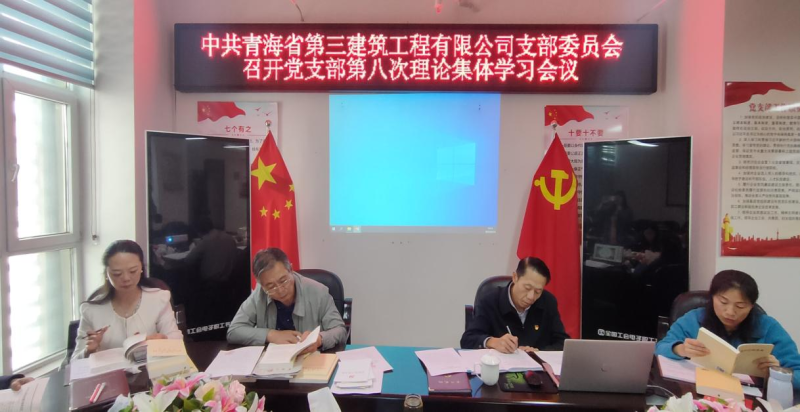 三建公司黨支部召開第八次理論集體學(xué)習(xí)會 ----集團(tuán)黨委委員、紀(jì)委書記講主題教育專題黨課